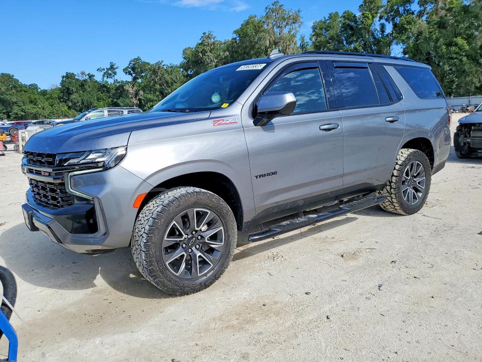 2021 Chevrolet Tahoe VIN 1GNSKPKD2MR491059 COPART salvage auction — NORMAL WEAR, In - Certificate Of Title, sold $30,250 on 2026-07-02 (photo 1)