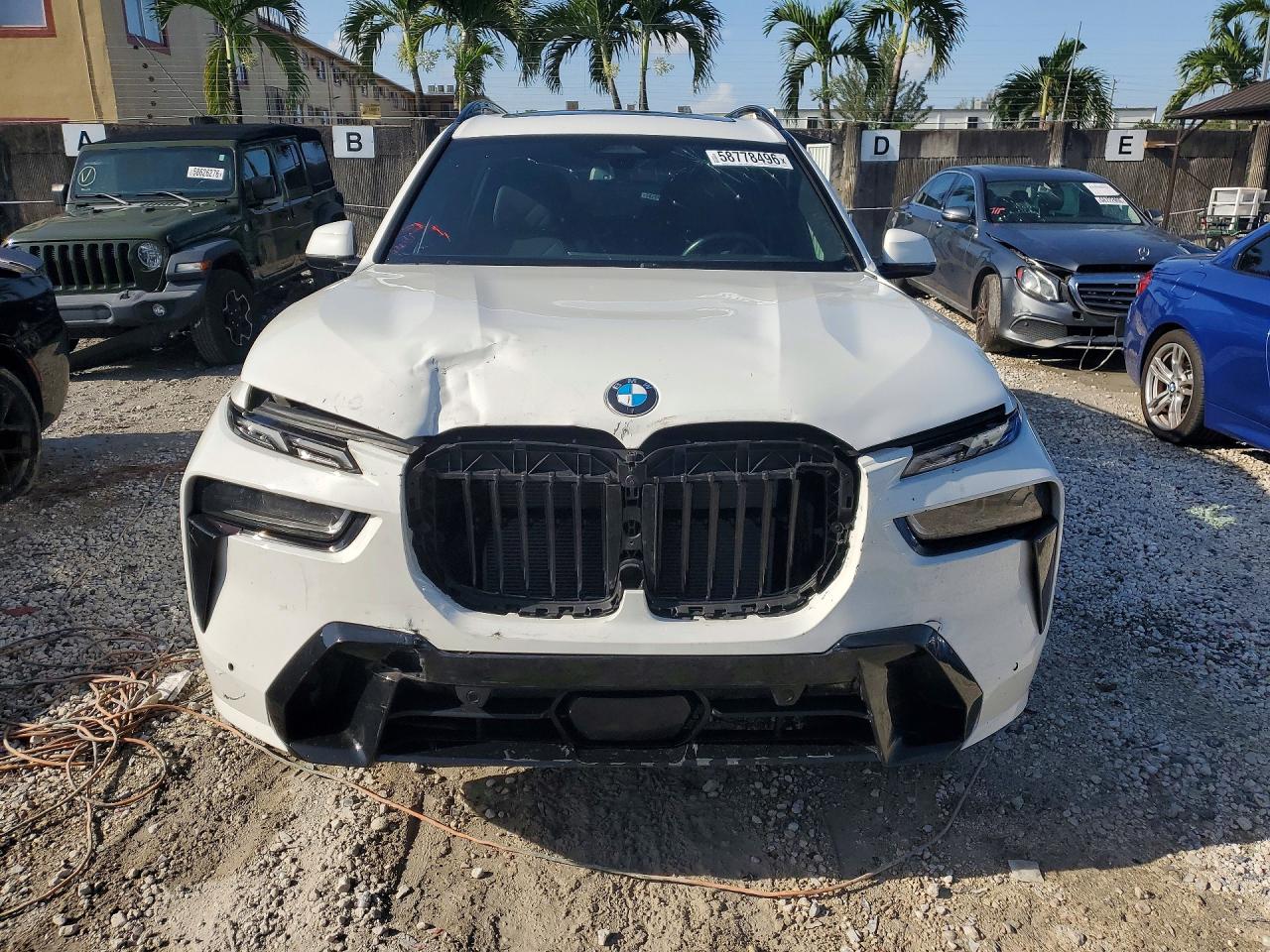 2025 BMW X7 VIN 5UX23EM09S9W48991 COPART salvage auction — Minor Dent/Scratches, CA - CERTIFICATE OF TITLE, sold $44,000 on 2026-07-02 (photo 5)