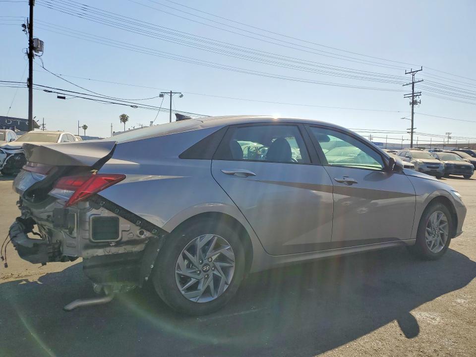 2024 Hyundai Elantra VIN KMHLM4DJ7RU119631 COPART salvage auction — REAR END, CA - SALVAGE CERTIFICATE, sold $5,300 on 2026-07-20 (photo 3)