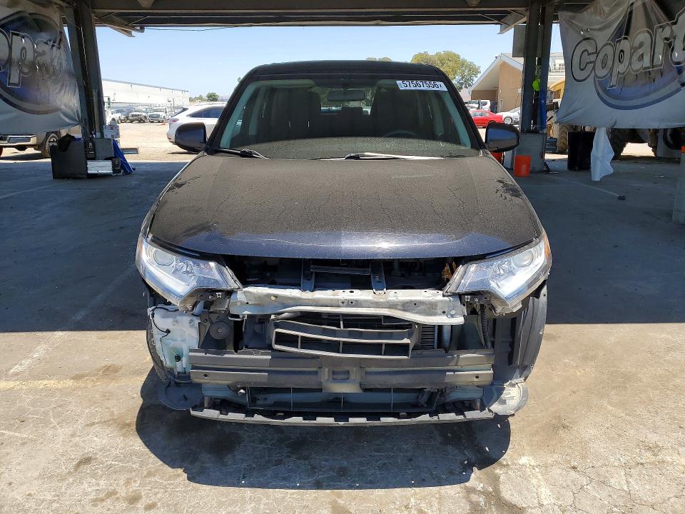 2020 Mitsubishi Outlander VIN JA4AD2A37LZ046397 COPART salvage auction — FRONT END, Ca - Salvage Certificate, sold $2,200 on 2026-07-28 (photo 5)
