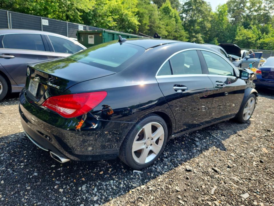 2015 Mercedes-benz Cla-klasse VIN WDDSJ4GB8FN178499 COPART salvage auction — FRONT END, Md - Cert Of Salvage > 75% Damage, sold $1,300 on 2026-08-07 (photo 3)