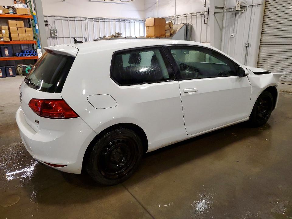 2015 Volkswagen Golf VIN 3VW817AU7FM024910 COPART salvage auction — FRONT END, Mn - Cert Of Title-Prior Salvage, sold $350 on 2026-07-27 (photo 3)