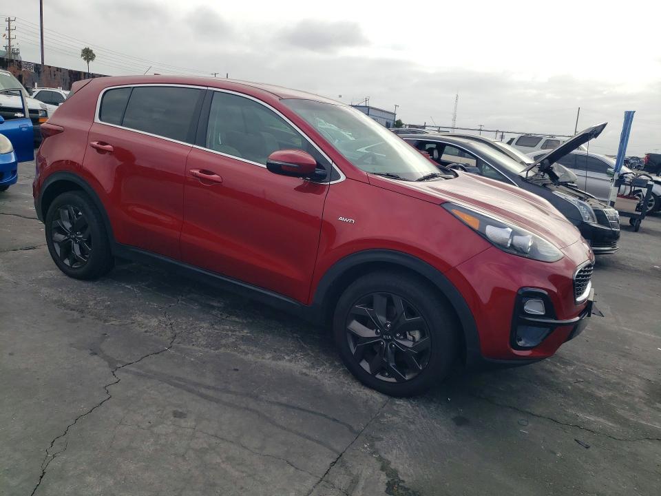 2022 Kia Sportage VIN KNDPMCAC5N7949751 COPART salvage auction — FRONT END, CA - SALVAGE CERTIFICATE, sold $4,300 on 2026-07-22 (photo 4)
