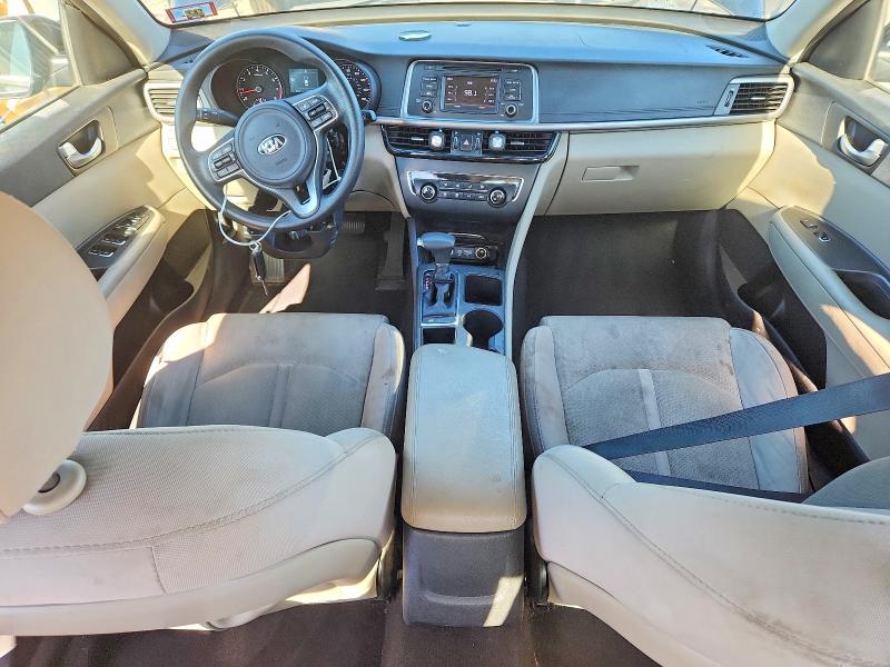 2016 Kia Optima VIN 5XXGT4L36GG100017 COPART salvage auction — VANDALISM, Pa - Certificate Of Salvage, sold $1,050 on 2026-07-17 (photo 8)