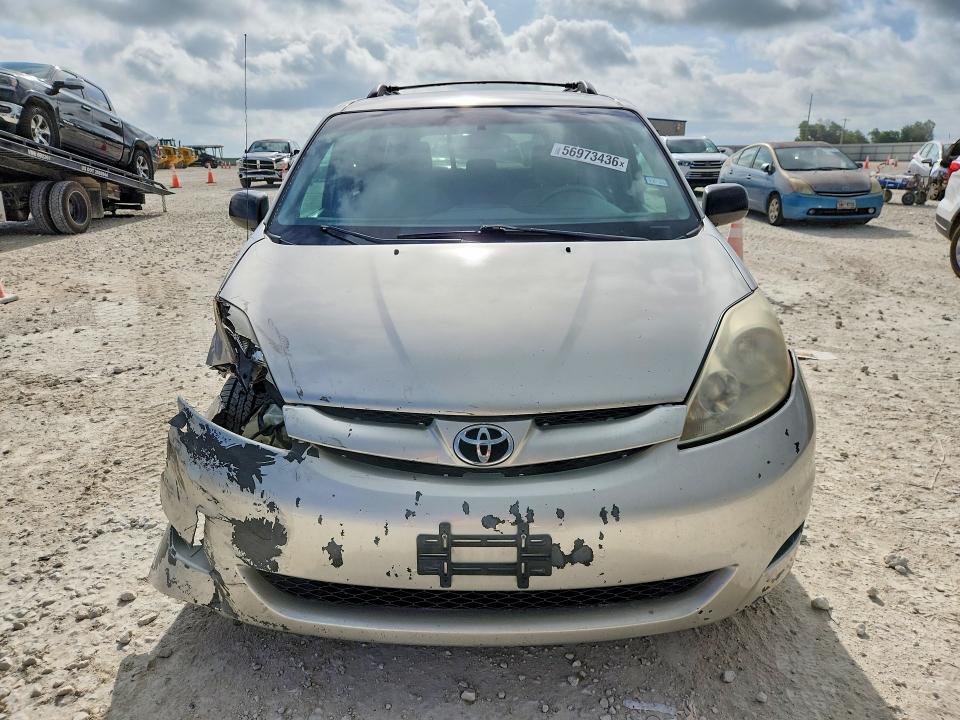 2007 Toyota Sienna VIN 5TDZK23C67S068250 COPART salvage auction — FRONT END, Tx - Salvage Vehicle Title, sold $1,600 on 2026-07-09 (photo 5)