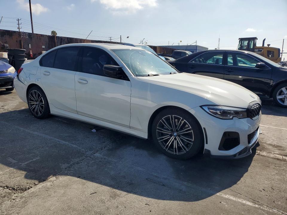 2020 BMW M3 VIN WBA5U7C00LFH22312 COPART salvage auction — REAR END, Ca - Salvage Certificate, sold $15,000 on 2026-07-22 (photo 4)