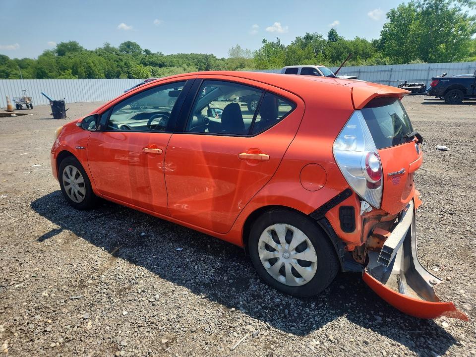 2013 Toyota Prius VIN JTDKDTB36D1039570 COPART salvage auction — REAR END, Ma - Cert Of Title-Reconstrctd Coll, sold $675 on 2026-07-29 (photo 2)