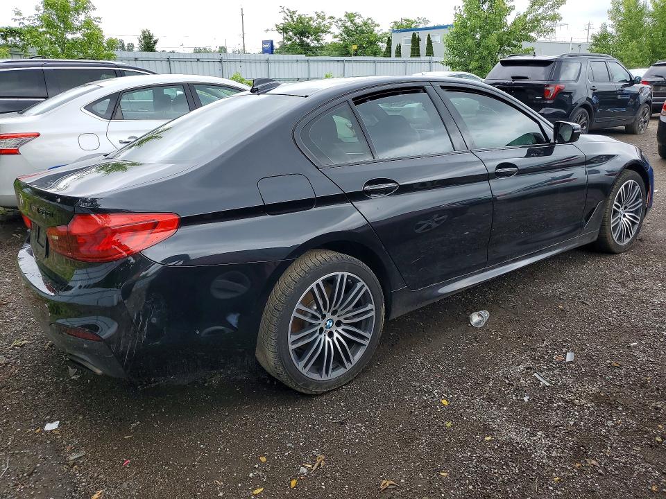 2017 BMW 5 series VIN WBAJA7C33HG905977 COPART salvage auction — SIDE, ON - PERMIT NO BRAND - UNFIT, sold $3,050 on 2026-07-23 (photo 3)