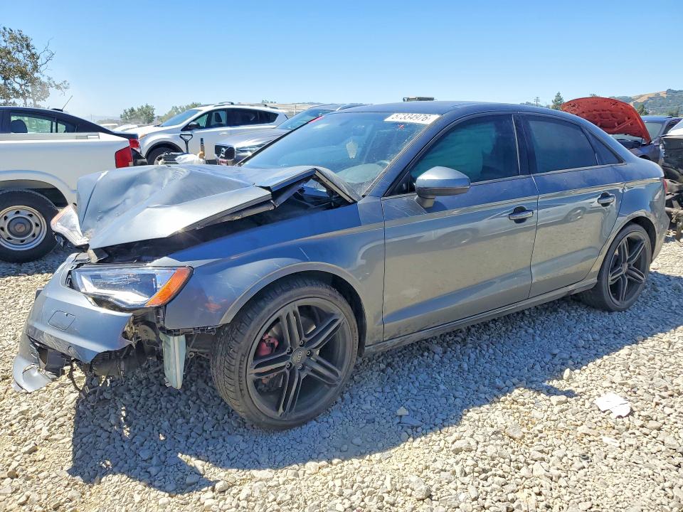 2016 Audi A3 VIN WAUA7GFF1G1020148 COPART salvage auction — FRONT END, Ca - Salvage Certificate, sold $250 on 2026-07-28 (photo 1)