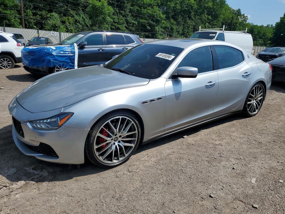 2015 Maserati Ghibli VIN ZAM57RTA9F1137270 COPART salvage auction — MINOR DENT/SCRATCHES, Pa - Certificate Of Salvage, sold $5,800 on 2026-07-15 (photo 1)