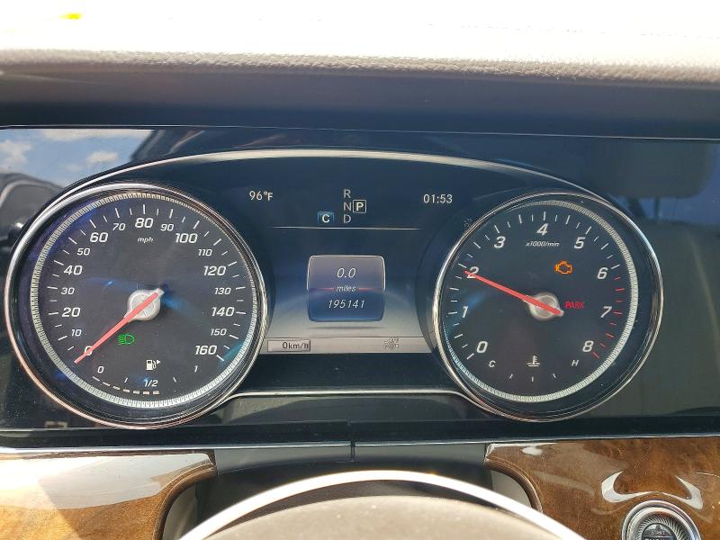 2018 Mercedes-benz E-class VIN WDDZF4JB7JA372272 COPART salvage auction — FRONT END, Fl - Cert Of Title Slvg Rebuildable, sold $4,550 on 2026-07-07 (photo 9)
