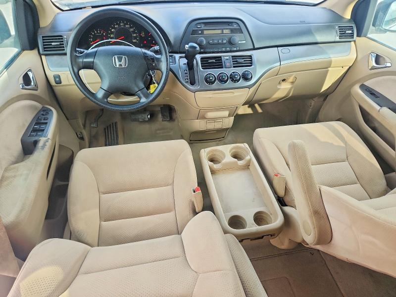 2007 Honda Odyssey VIN 5FNRL38297B004680 COPART salvage auction — FRONT END, Tx - Salvage Vehicle Title, sold $375 on 2026-07-02 (photo 8)