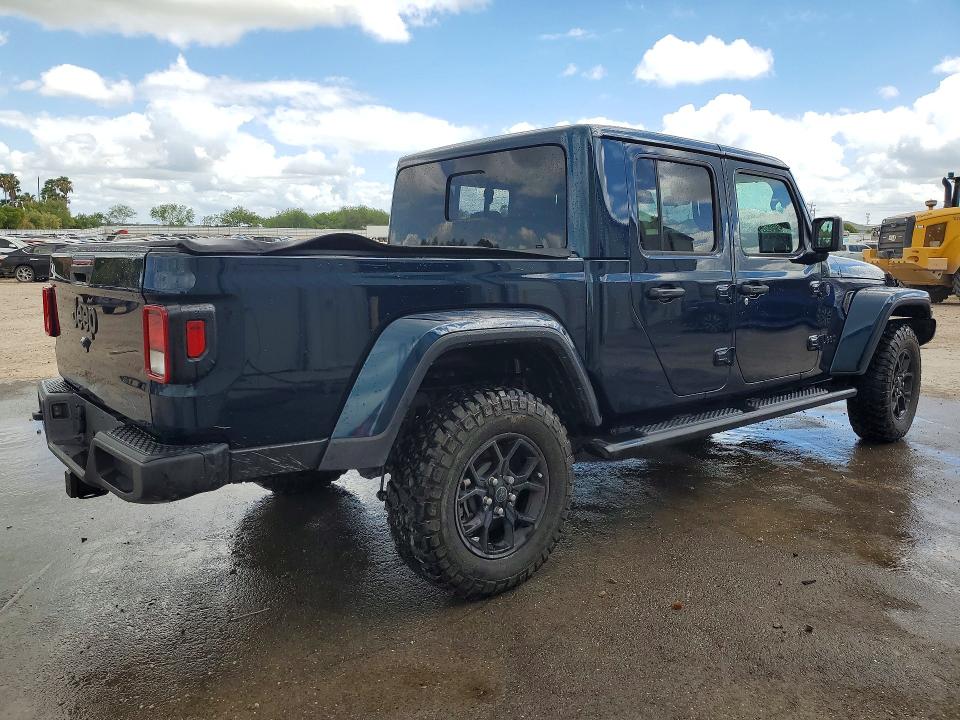 2025 Jeep Gladiator VIN 1C6PJTAG1SL507815 COPART salvage auction — SIDE, Tx - Certificate Of Title, sold $28,500 on 2026-09-16 (photo 3)