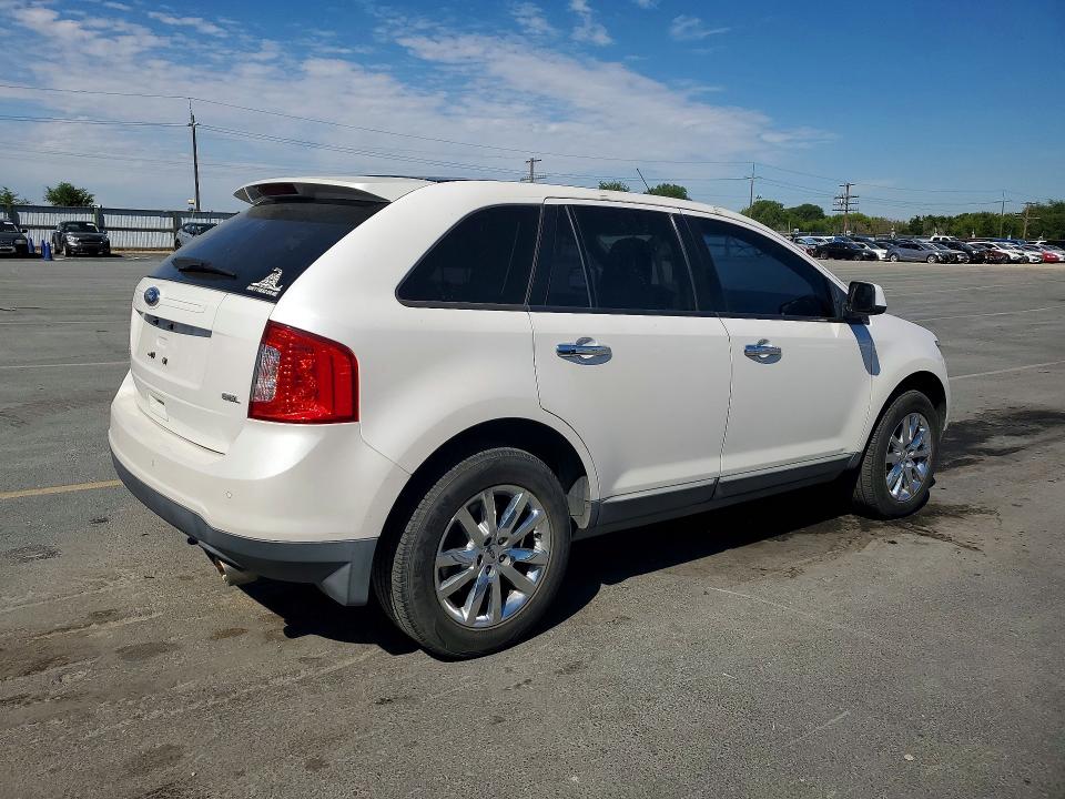 2011 Ford Edge VIN 2FMDK3JCXBBA81236 COPART salvage auction — REAR END, Id - Certificate Of Title, sold $1,150 on 2026-07-02 (photo 3)