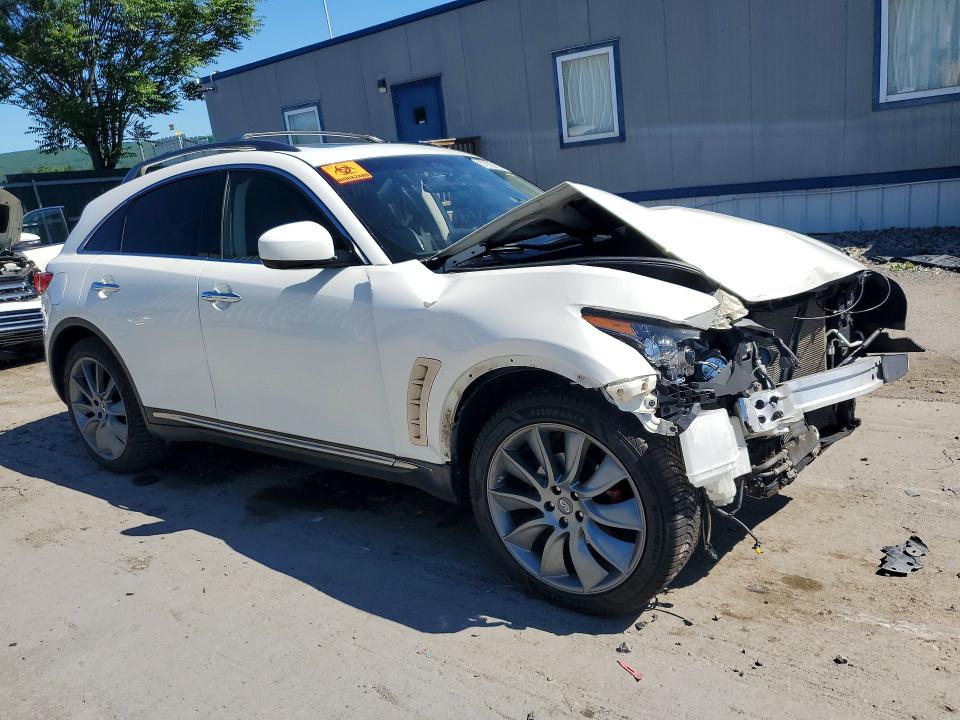 2013 Infiniti Fx VIN JN8CS1MW2DM171671 COPART salvage auction — FRONT END, Pa - Certificate Of Salvage, sold $475 on 2026-07-08 (photo 4)