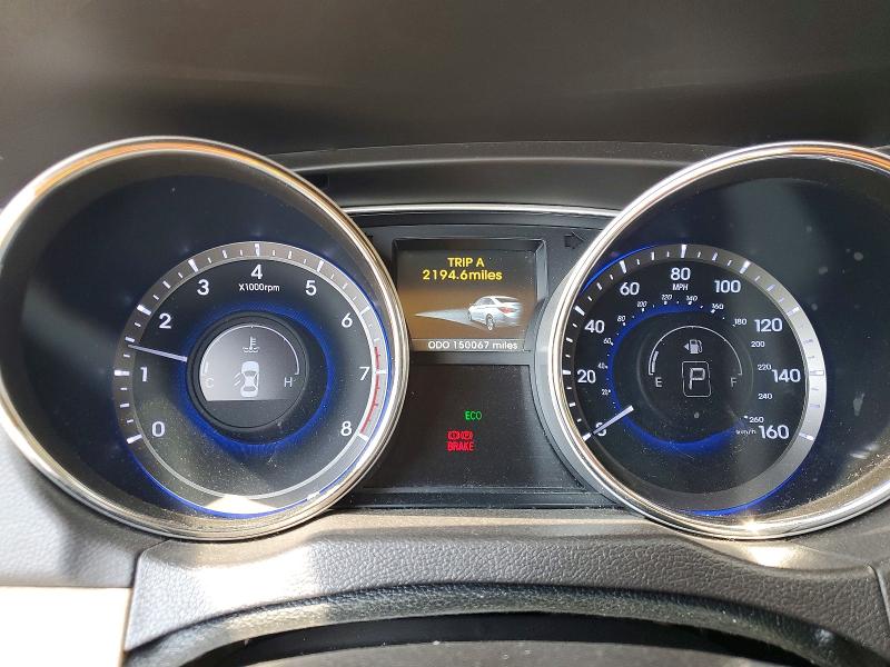 2014 Hyundai Sonata VIN 5NPEC4AB8EH845256 COPART salvage auction — SIDE, Pa - Certificate Of Salvage, sold $625 on 2026-07-06 (photo 9)