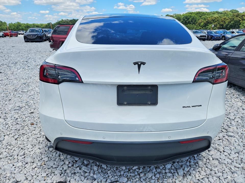 2022 Tesla Model y VIN 7SAYGAEE8NF393802 COPART salvage auction — FRONT END, Ga - Cert Of Title-Salvage, sold $400 on 2026-07-21 (photo 6)