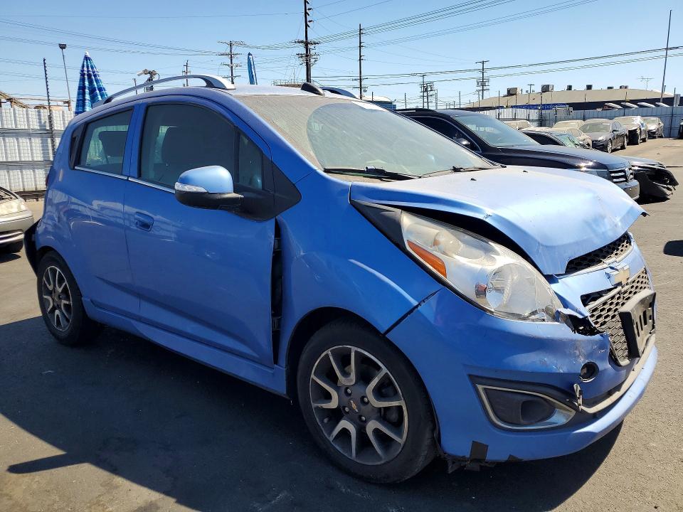 2015 Chevrolet Spark VIN KL8CF6S9XFC744506 COPART salvage auction — FRONT END, Ca - Salvage Certificate, sold $650 on 2026-07-06 (photo 4)
