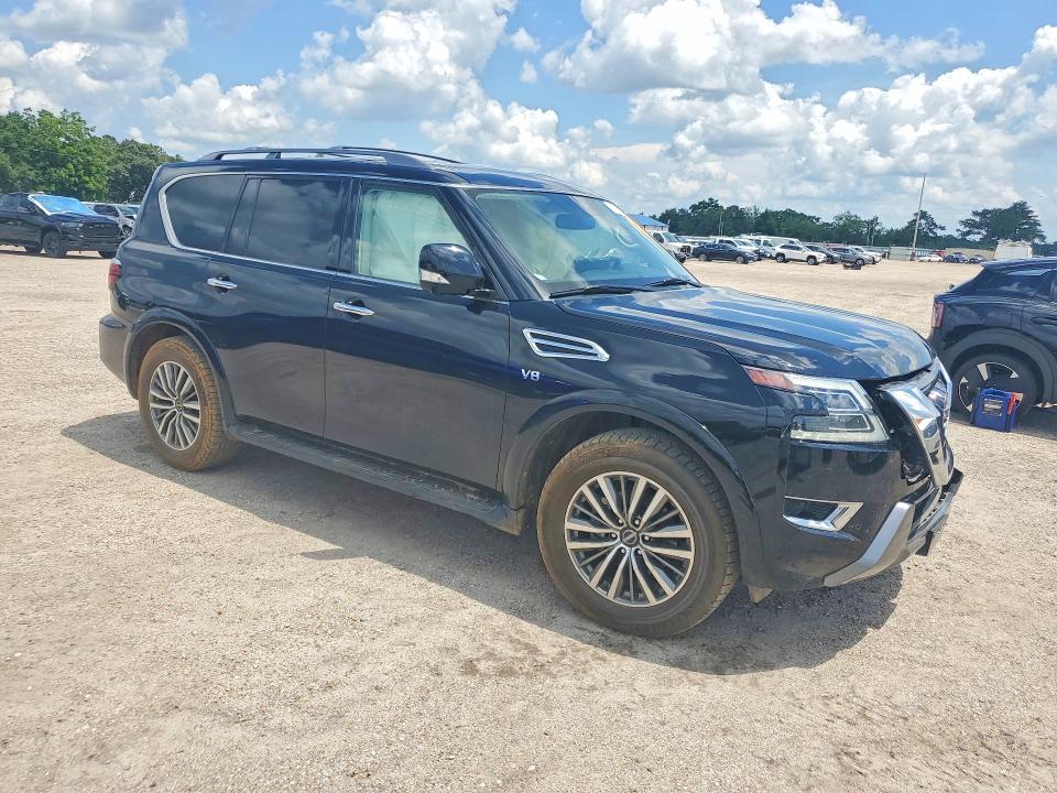 2021 Nissan Armada VIN JN8AY2BC1M9146977 COPART salvage auction — FRONT END, Al - Cert Of Title-Salvage Title, sold $11,700 on 2026-07-16 (photo 4)