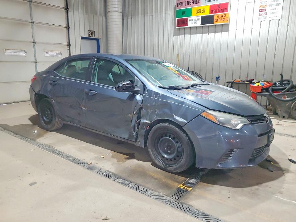 2015 Toyota Corolla VIN 2T1BURHE7FC309111 COPART salvage auction — SIDE, Pa - Certificate Of Salvage, sold $2,550 on 2026-07-02 (photo 4)
