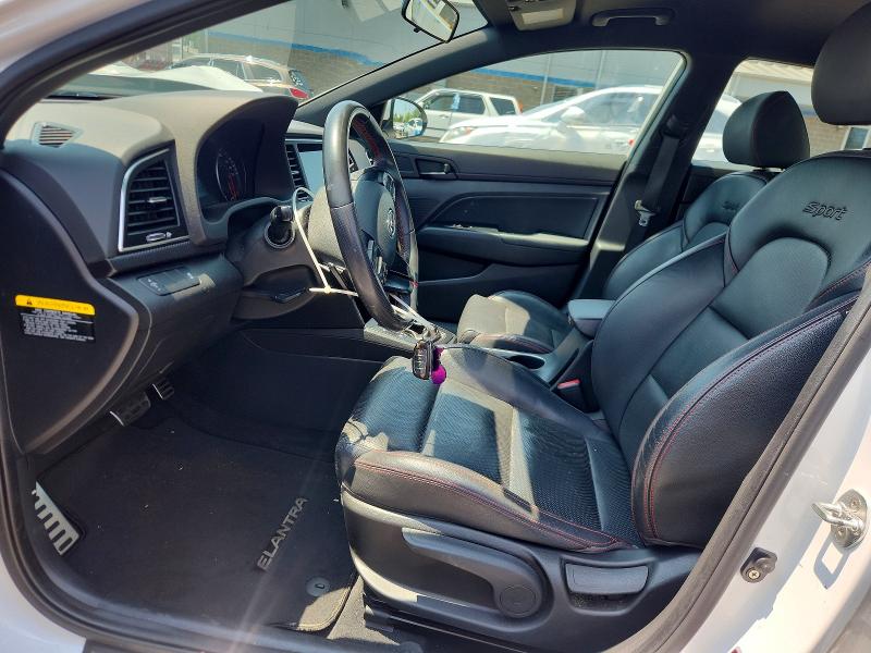 2017 Hyundai Elantra VIN KMHD04LB9HU345646 COPART salvage auction — FRONT END, Ct - Cert Of Title-Parts Only Salva, sold $550 on 2026-07-17 (photo 7)