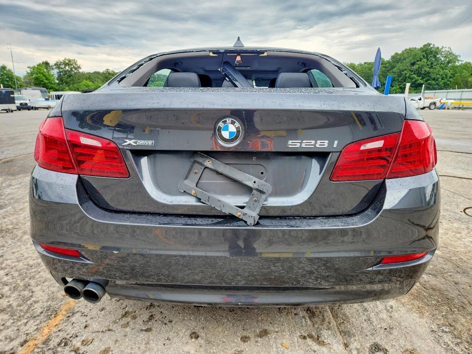 2014 BMW 5er VIN WBA5A7C54ED613903 COPART salvage auction — HAIL, Mo - Salvage Certificate Of Title, sold $2,050 on 2026-07-27 (photo 6)