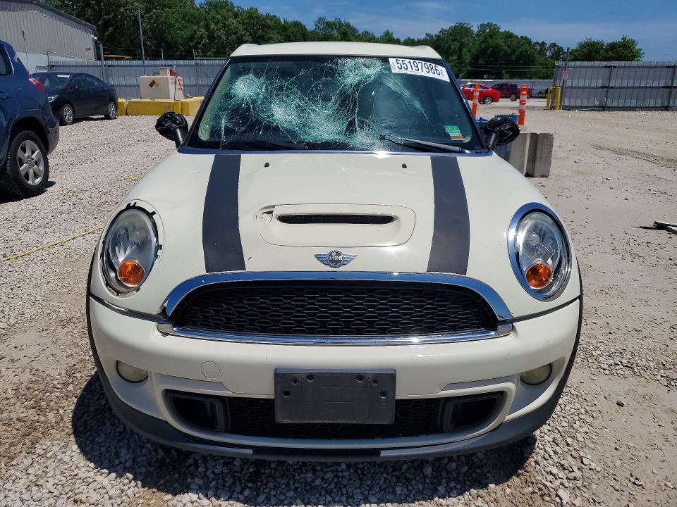 2012 Mini Cooper VIN WMWZG3C51CTY37500 COPART salvage auction — HAIL, Mo - Salvage Certificate Of Title, sold $550 on 2026-07-06 (photo 5)