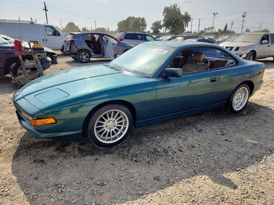 1992 BMW 850 VIN WBAEG2318NCB74213 COPART salvage auction — MINOR DENT/SCRATCHES, CA - DIS/DLR/EXP ONLY CLEAN TITLE (P), sold $14,500 on 2026-07-13 (photo 1)