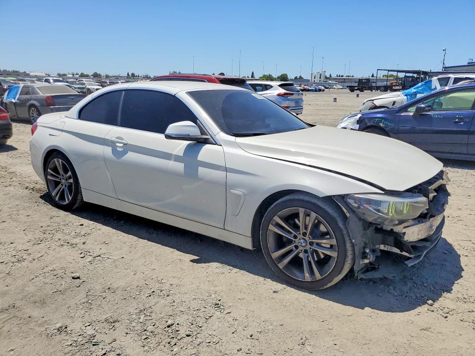 2018 BMW 4er VIN WBA4Z1C54JEC59678 COPART salvage auction — FRONT END, Ca - Salvage Certificate, sold $3,850 on 2026-07-14 (photo 4)