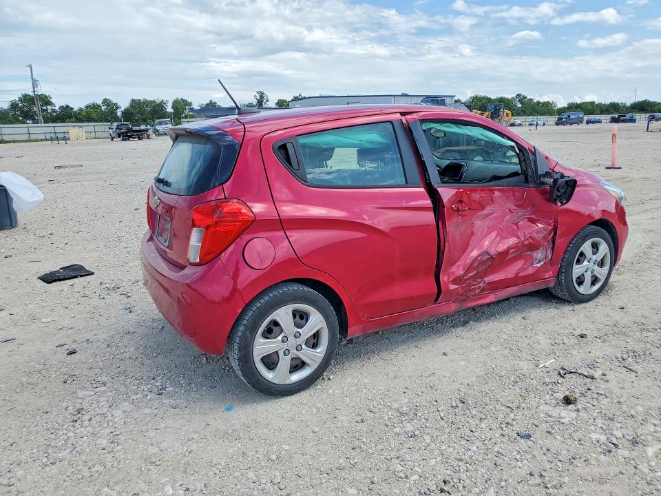 2020 Chevrolet VIN KL8CB6SA5LC424494 COPART salvage auction — SIDE, TX - SALVAGE VEHICLE TITLE (P), sold $1,100 on 2026-07-23 (photo 3)