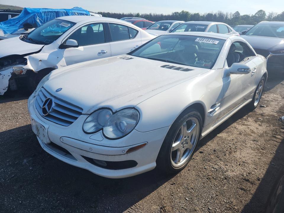 2003 Mercedes-benz Sl-class VIN WDBSK75F33F034765 COPART salvage auction — MECHANICAL, Ny - Cert Of Title-Rebuilt Salvage, sold $2,250 on 2026-07-27 (photo 1)