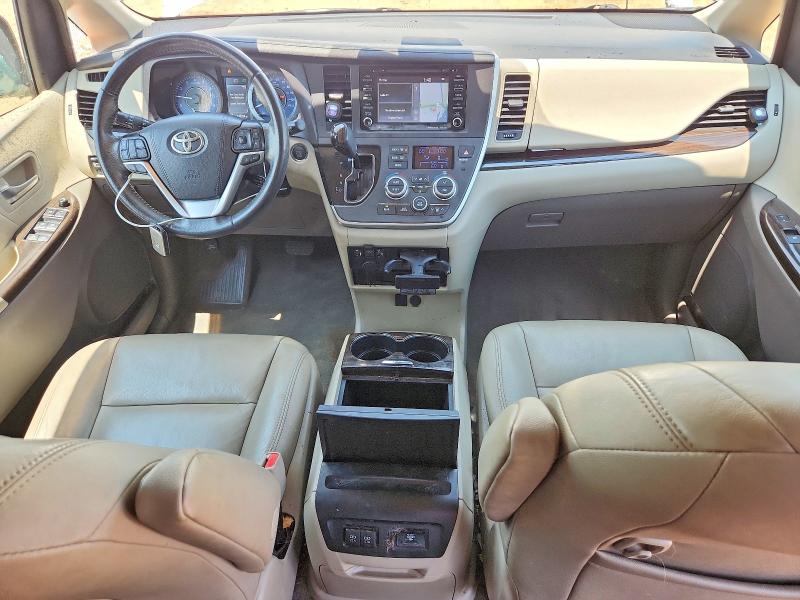 2020 Toyota Sienna VIN 5TDDZ3DC3LS238360 COPART salvage auction — FRONT END, Tn - Salvage Certificate, sold $1,900 on 2026-07-22 (photo 8)