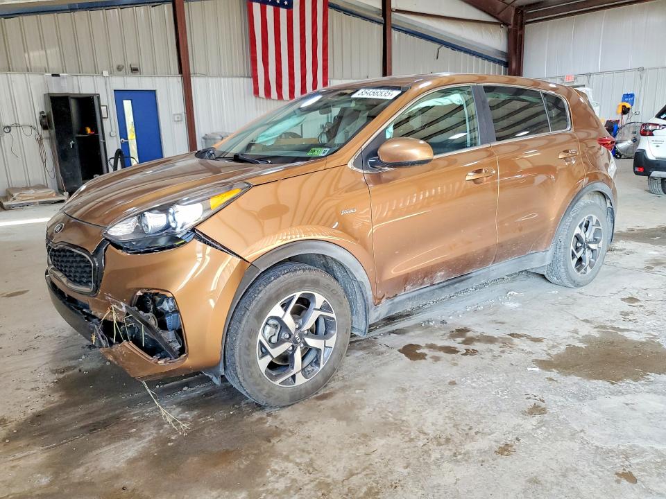 2020 Kia Sportage VIN KNDPMCAC8L7767538 COPART salvage auction — ROLLOVER, PA - CERTIFICATE OF SALVAGE, sold $3,800 on 2026-07-22 (photo 1)