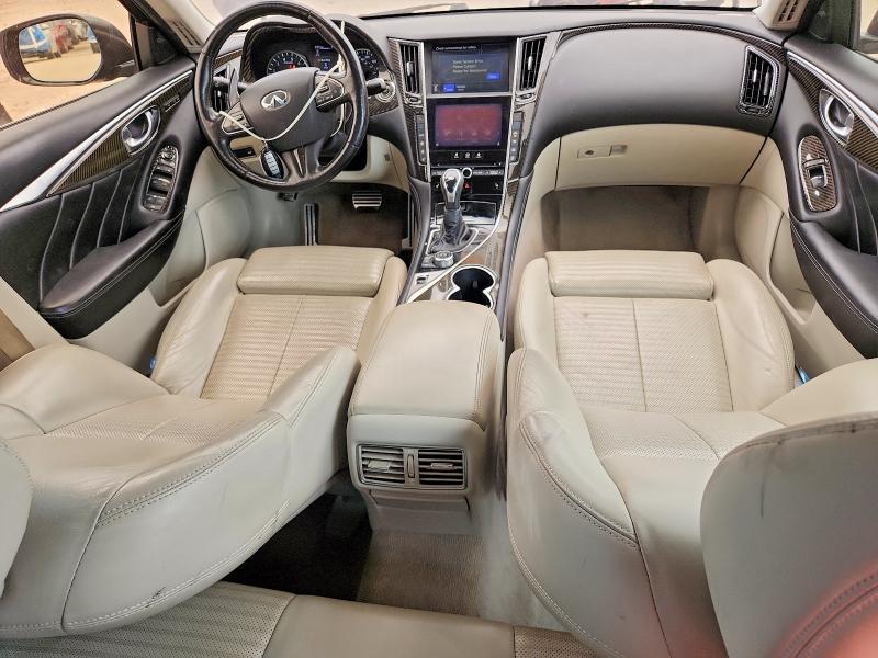 2016 Infiniti Q50 VIN JN1FV7AP6GM420951 COPART salvage auction — FRONT END, Fl - Cert Of Title Slvg Rebuildable, sold $4,850 on 2026-07-16 (photo 8)