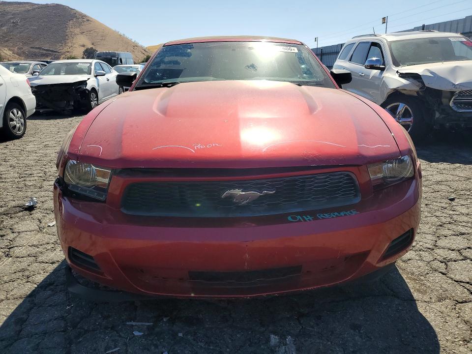 2011 Ford Mustang VIN 1ZVBP8EMXB5134368 COPART salvage auction — FRONT END, Ca - Salvage Certificate, sold $1,900 on 2026-07-02 (photo 5)