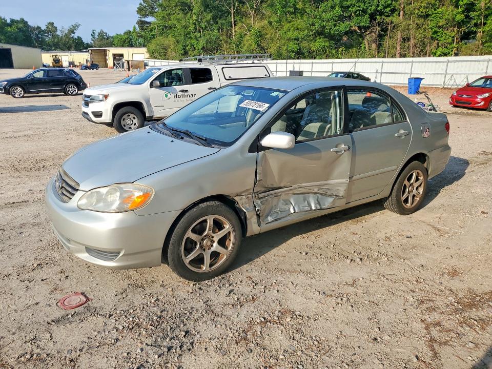 2003 Toyota Corolla VIN JTDBR32E630007533 COPART salvage auction — SIDE, NC - SALVAGE CERTIFICATE OF TITLE, sold $775 on 2026-07-17 (photo 1)