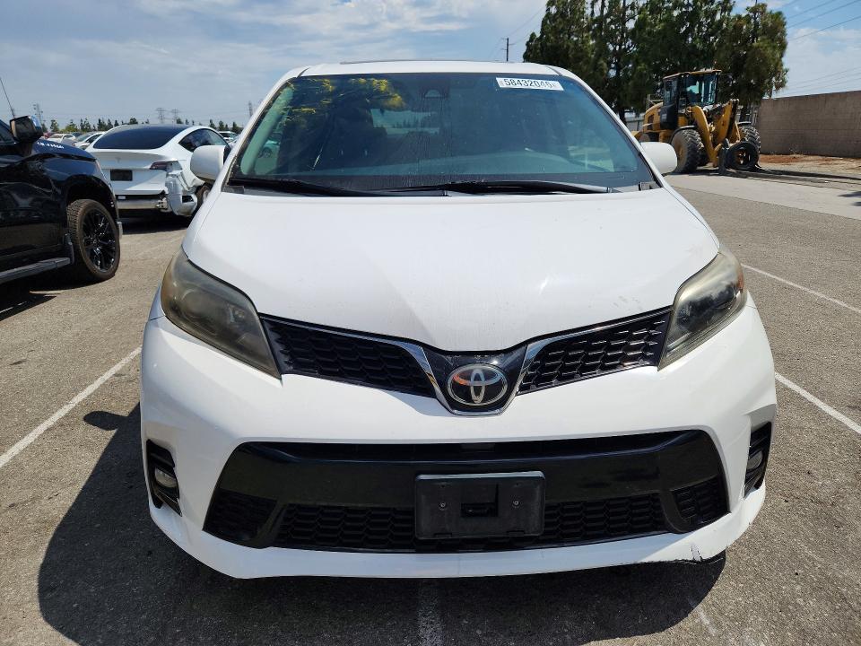 2018 Toyota VIN 5TDXZ3DC0JS921918 COPART salvage auction — REAR END, Ca - Salvage Certificate, sold $9,200 on 2026-07-07 (photo 5)