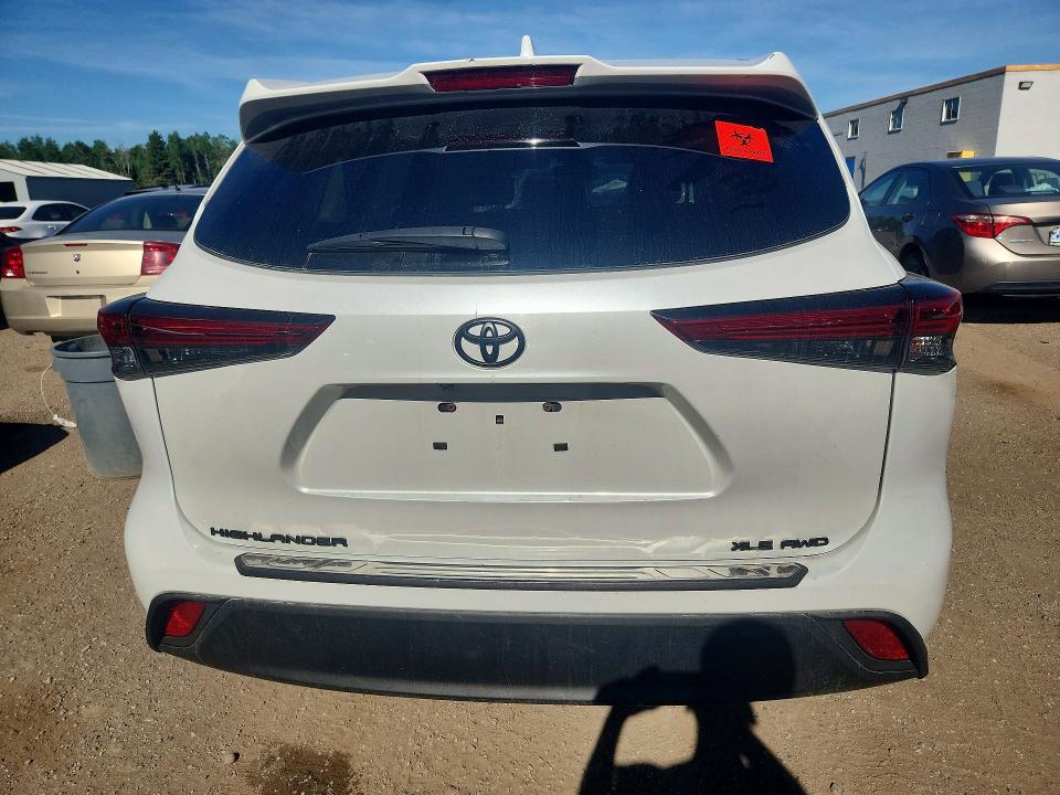 2023 Toyota Highlander VIN 5TDKDRBH7PS004509 COPART salvage auction — FRONT END, ON - PERMIT NO BRAND - UNFIT, sold $2,100 on 2026-07-21 (photo 6)