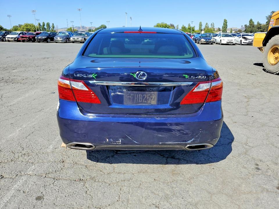 2010 Lexus Ls 460 VIN JTHBL5EF3A5094985 COPART salvage auction — REAR END, CA - SALVAGE CERTIFICATE, sold $4,950 on 2026-07-10 (photo 6)