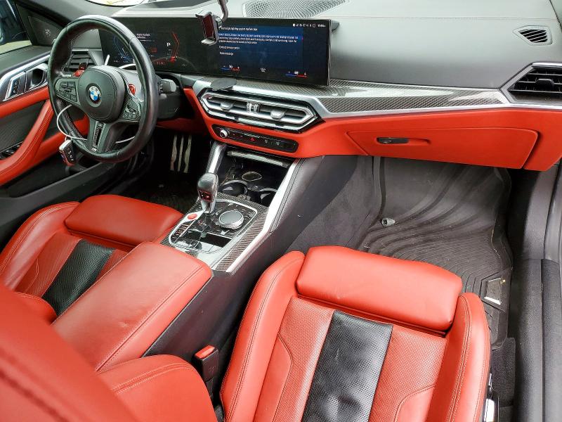 2024 BMW M4 VIN WBS33BA03RCP04695 COPART salvage auction — FRONT END, Ny - Mv-907A Salvage Certificate, sold $27,500 on 2026-07-20 (photo 8)