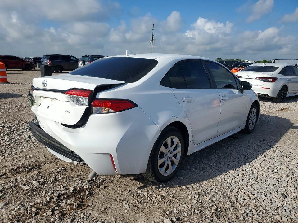 2024 Toyota Corolla VIN 5YFB4MDEXRP135998 COPART salvage auction — REAR END, Tx - Salvage Vehicle Title, sold $200 on 2026-07-27 (photo 3)