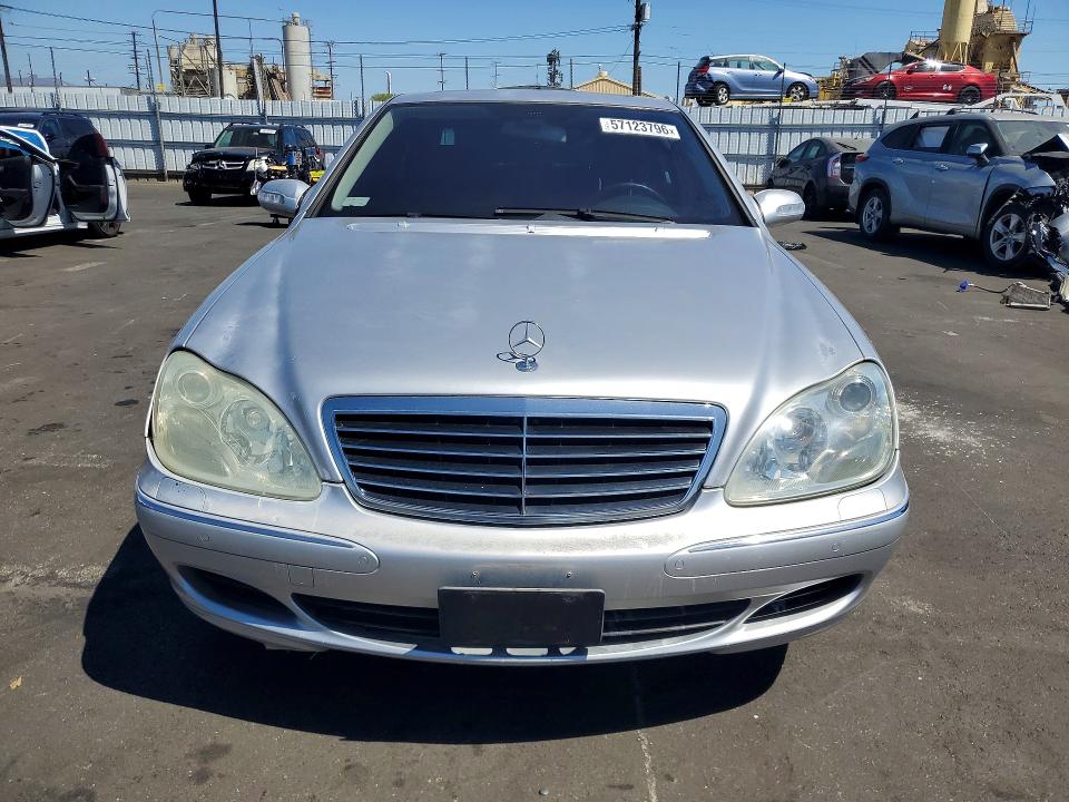 2004 Mercedes-benz S class VIN WDBNG70J34A409871 COPART salvage auction — SIDE, Ca - Dis/Dlr/Exp Only Clean Title, sold $450 on 2026-07-06 (photo 5)