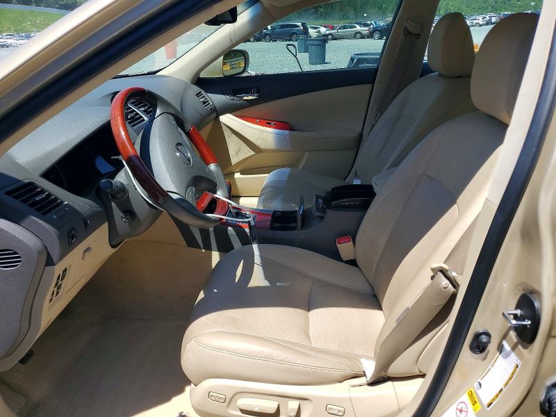 2008 Lexus ES VIN JTHBJ46G382214755 COPART salvage auction — FRONT END, Nc - Salvage Certificate Of Title, sold $1,350 on 2026-07-16 (photo 7)