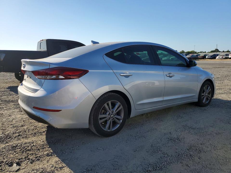 2018 Hyundai Elantra VIN KMHD84LF9JU461012 COPART salvage auction — VANDALISM, Ca - Salvage Certificate, sold $1,800 on 2026-07-16 (photo 3)