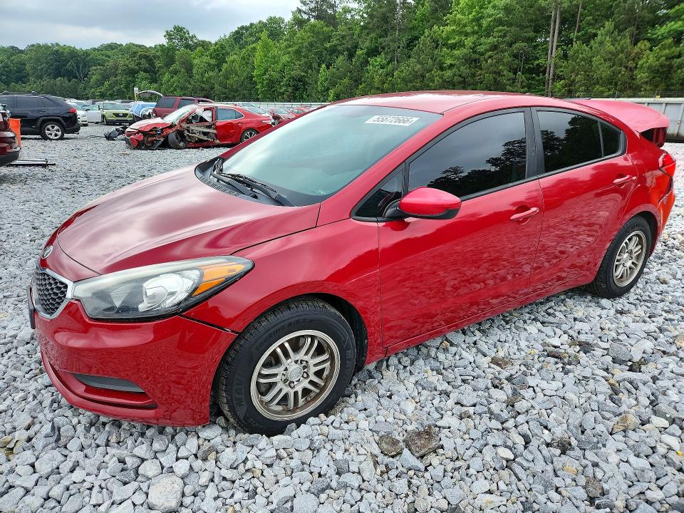 2016 Kia Forte VIN KNAFK4A64G5482237 COPART salvage auction — REAR END, GA - CERT OF TITLE-SALVAGE, sold $1,200 on 2026-07-30 (photo 1)