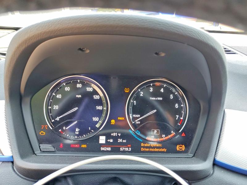 2019 BMW X1 VIN WBXHT3C51K5N00387 COPART salvage auction — FRONT END, NY - MV-907A SALVAGE CERTIFICATE, sold $325 on 2026-07-23 (photo 9)