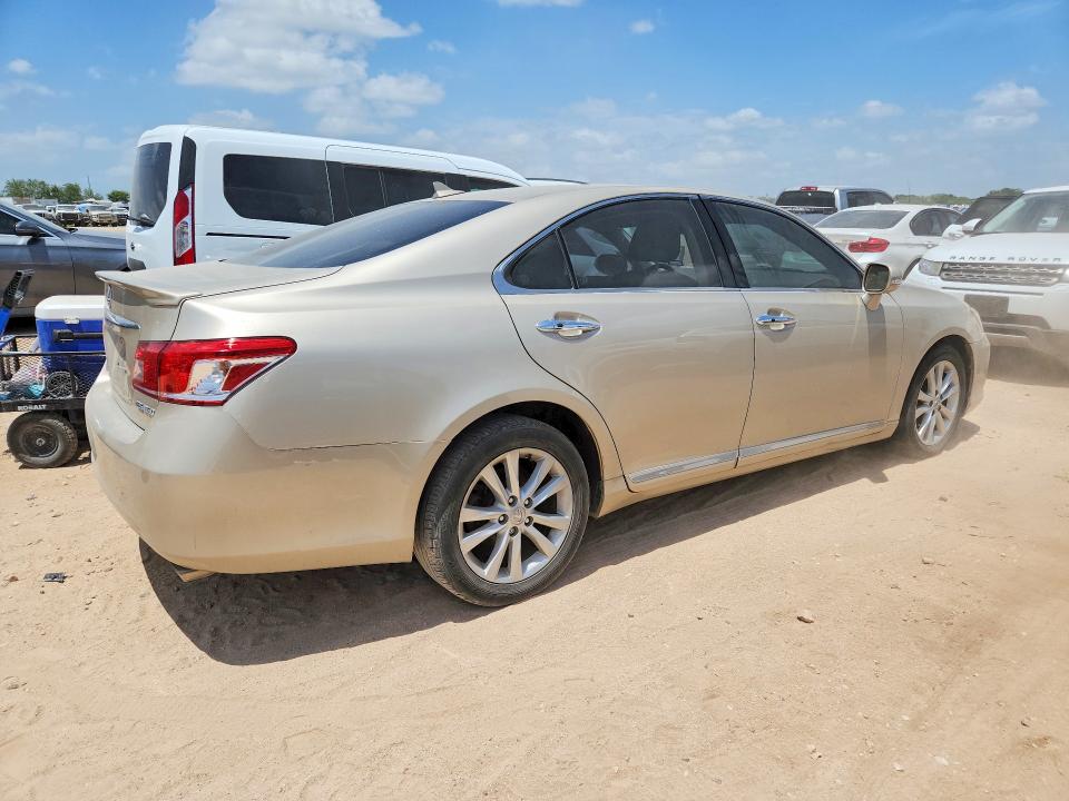 2010 Lexus Es 350 VIN JTHBK1EG2A2342813 COPART salvage auction — MECHANICAL, Tx - Certificate Of Title (P), sold $2,500 on 2026-07-30 (photo 3)