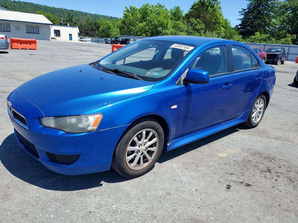 2011 Mitsubishi Lancer VIN JA32U2FU4BU001665 COPART salvage auction — SIDE, PA - CERTIFICATE OF SALVAGE, sold $600 on 2026-07-14 (photo 1)