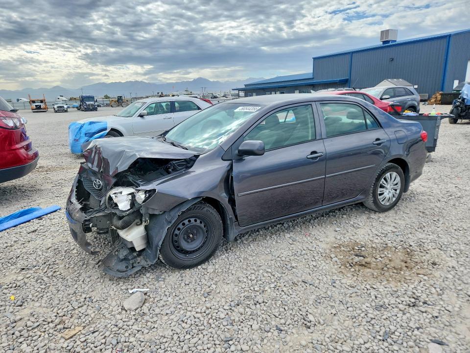 2009 Toyota Corolla VIN JTDBL40E89J048534 COPART salvage auction — FRONT END, Ut - Salvage Certificate, sold $575 on 2026-07-31 (photo 1)