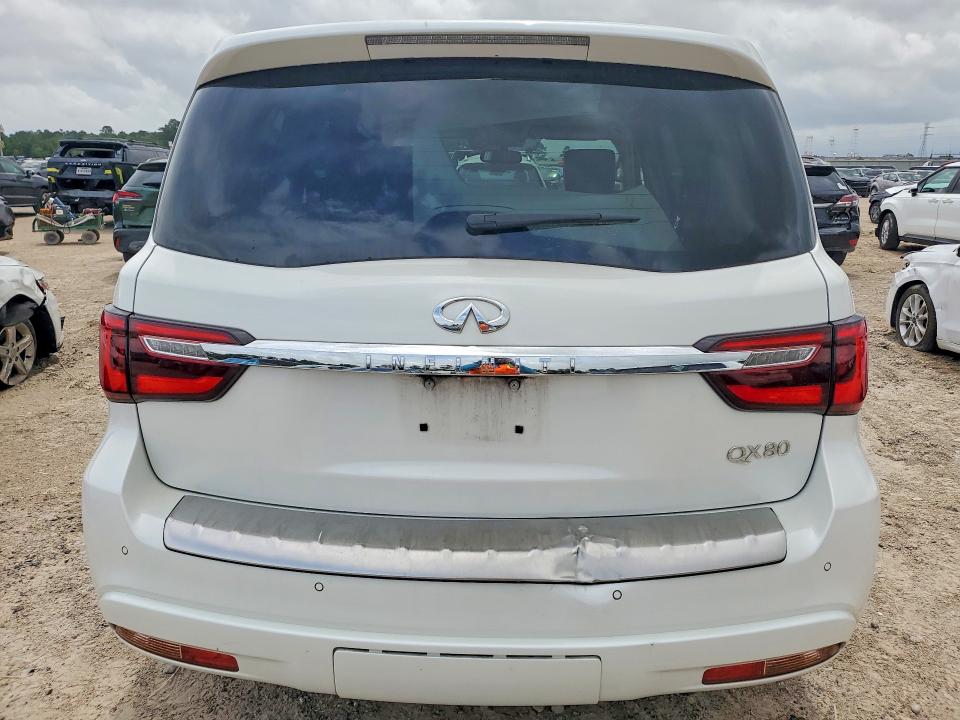 2019 Infiniti Qx80 VIN JN8AZ2NE7K9231507 COPART salvage auction — FRONT END, Tx - Nonrepairable Title, sold $4,650 on 2026-07-10 (photo 6)